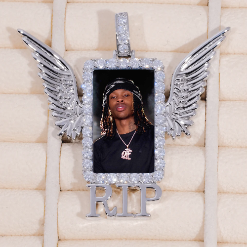 RIP WING 3D CUSTOM PICTURE PENDANT