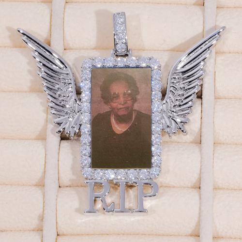 RIP WING 3D CUSTOM PICTURE PENDANT
