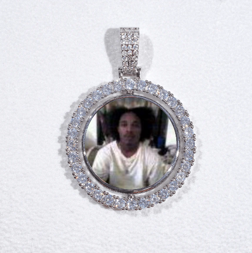 3D Spinning 2-Faced Custom Picture Pendant