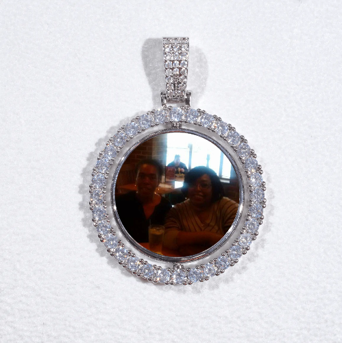 3D Spinning 2-Faced Custom Picture Pendant