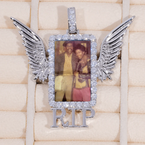RIP WING 3D CUSTOM PICTURE PENDANT
