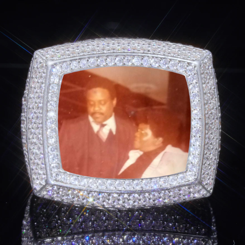 3D CUSTOM PICTURE ICED RING