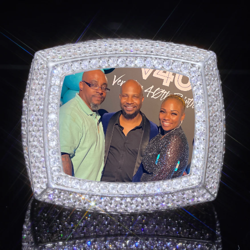 3D CUSTOM PICTURE ICED RING
