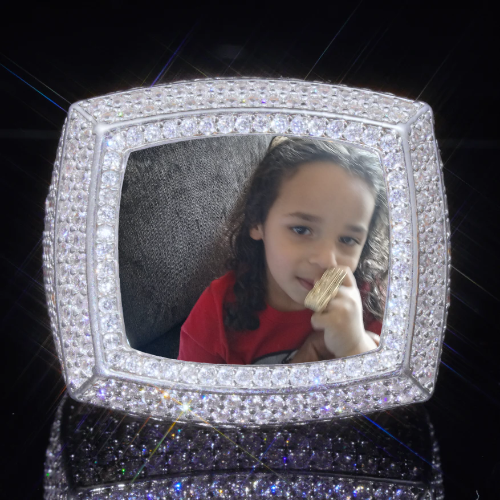 3D CUSTOM PICTURE ICED RING