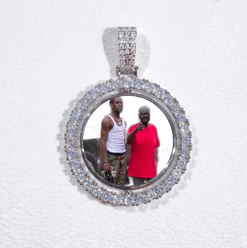 3D Spinning 2-Faced Custom Picture Pendant