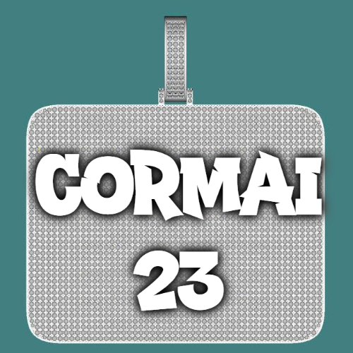 CUSTOM LETTER NECKLACE 3D BIG SQUARE