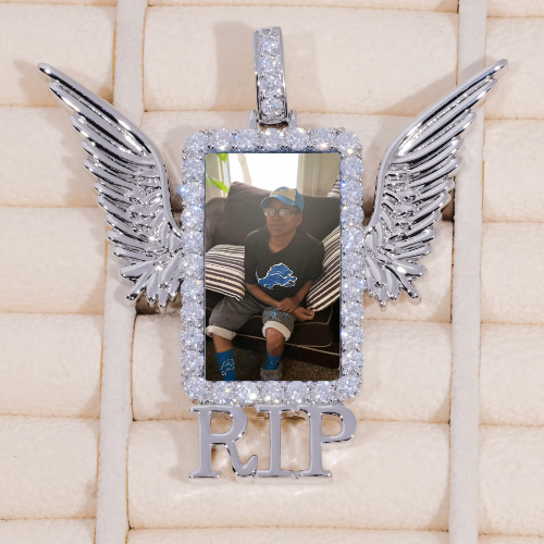 RIP WING 3D CUSTOM PICTURE PENDANT