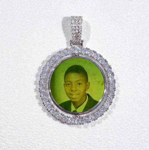 3D Spinning 2-Faced Custom Picture Pendant
