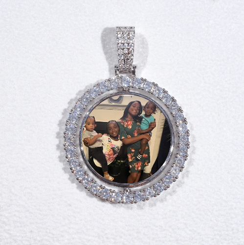 3D Spinning 2-Faced Custom Picture Pendant