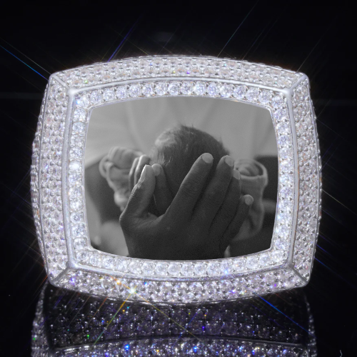 3D CUSTOM PICTURE ICED RING