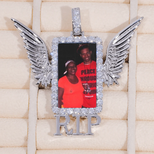RIP WING 3D CUSTOM PICTURE PENDANT
