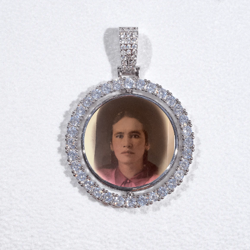 3D Spinning 2-Faced Custom Picture Pendant