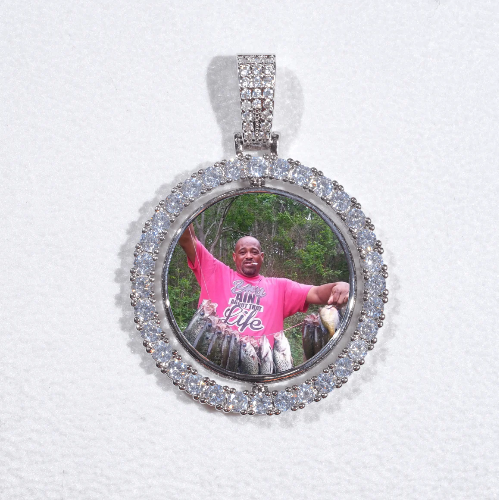 3D Spinning 2-Faced Custom Picture Pendant