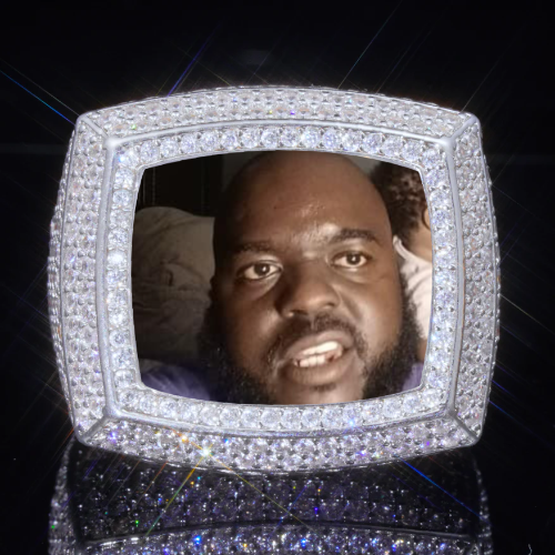 3D CUSTOM PICTURE ICED RING