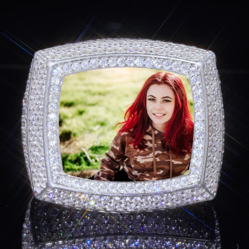 3D CUSTOM PICTURE ICED RING