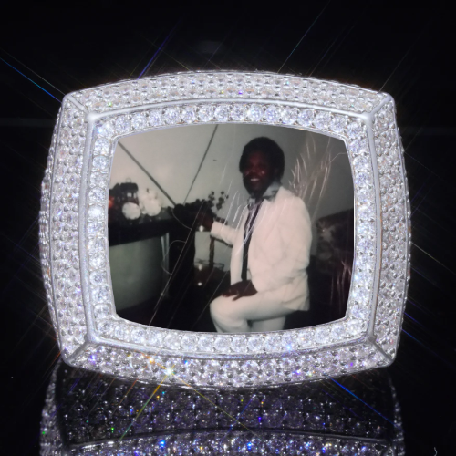 3D CUSTOM PICTURE ICED RING