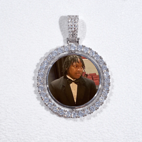 3D Spinning 2-Faced Custom Picture Pendant