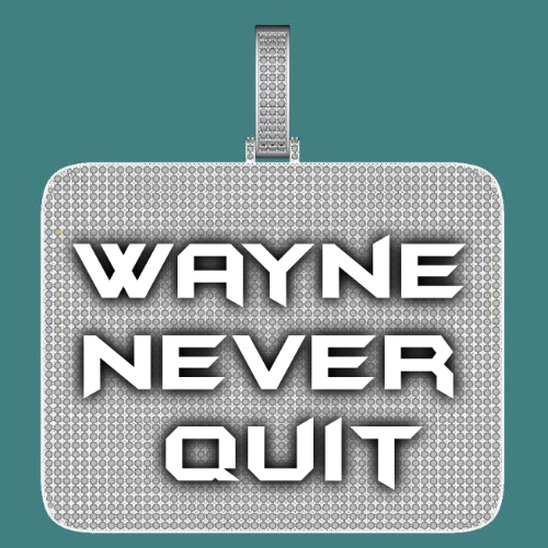 CUSTOM LETTER NECKLACE 3D BIG SQUARE