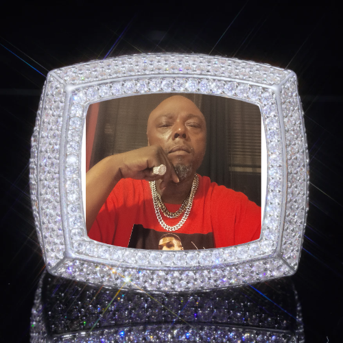 3D CUSTOM PICTURE ICED RING