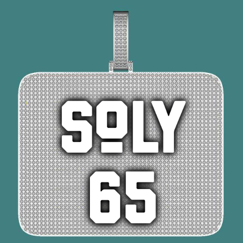 CUSTOM LETTER NECKLACE 3D BIG SQUARE
