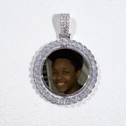 3D Spinning 2-Faced Custom Picture Pendant