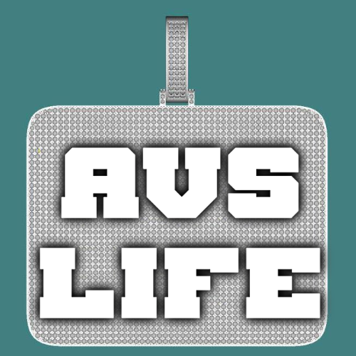CUSTOM LETTER NECKLACE 3D BIG SQUARE