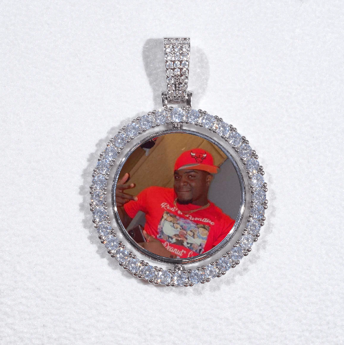 3D Spinning 2-Faced Custom Picture Pendant