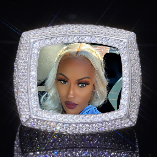3D CUSTOM PICTURE ICED RING