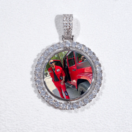 3D Spinning 2-Faced Custom Picture Pendant