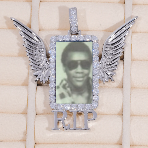 RIP WING 3D CUSTOM PICTURE PENDANT