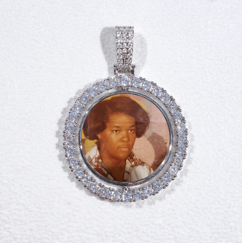 3D Spinning 2-Faced Custom Picture Pendant