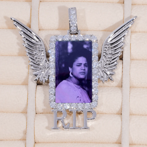RIP WING 3D CUSTOM PICTURE PENDANT
