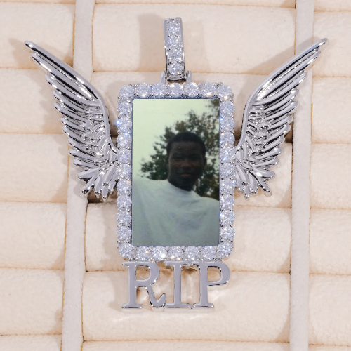 RIP WING 3D CUSTOM PICTURE PENDANT
