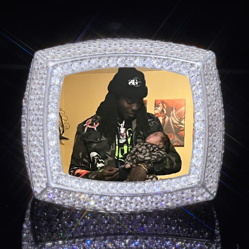 3D CUSTOM PICTURE ICED RING