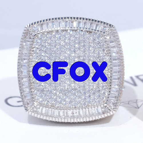 CUSTOM LETTER 3D ICED RING