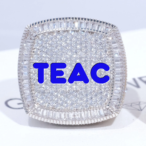 CUSTOM LETTER 3D ICED RING