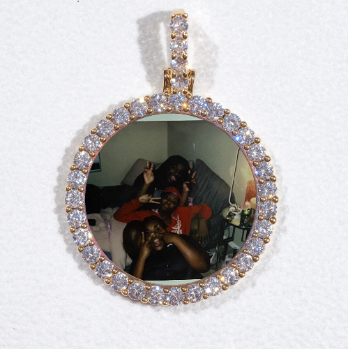 3D CIRCLE CUSTOM PICTURE PENDANT SMALL SIZE