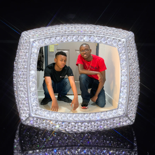 3D CUSTOM PICTURE ICED RING
