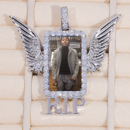 RIP WING 3D CUSTOM PICTURE PENDANT