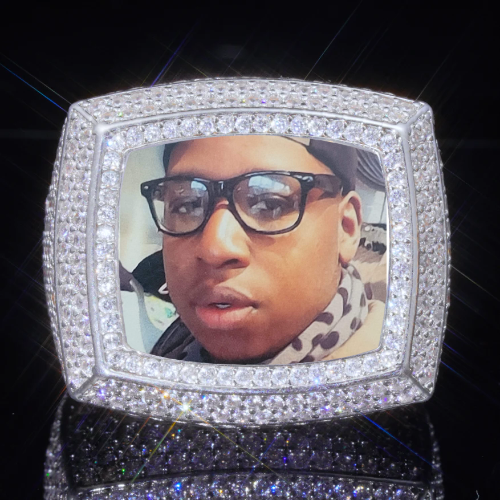 3D CUSTOM PICTURE ICED RING