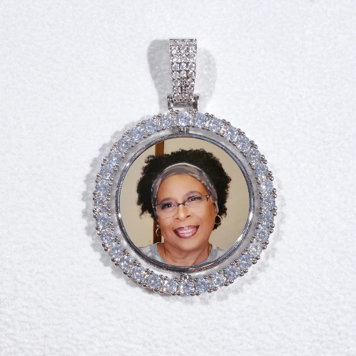 3D Spinning 2-Faced Custom Picture Pendant