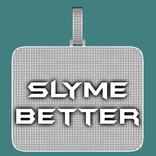 CUSTOM LETTER NECKLACE 3D BIG SQUARE