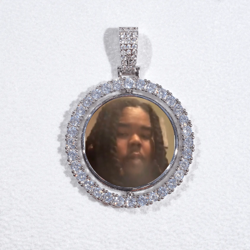 3D Spinning 2-Faced Custom Picture Pendant