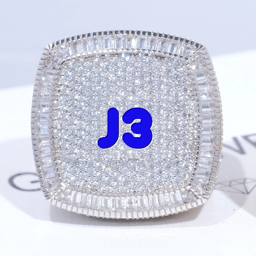 CUSTOM LETTER 3D ICED RING