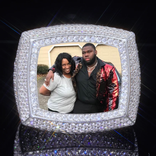 3D CUSTOM PICTURE ICED RING