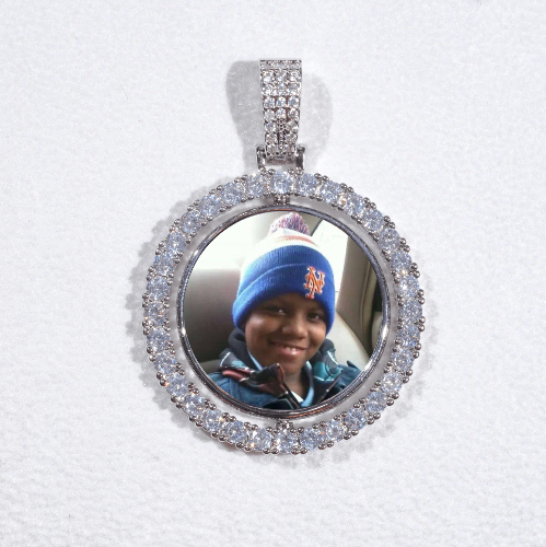 3D Spinning 2-Faced Custom Picture Pendant