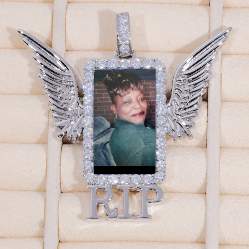 RIP WING 3D CUSTOM PICTURE PENDANT