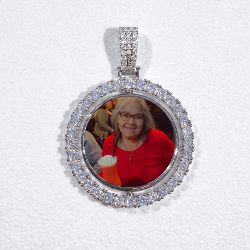 3D Spinning 2-Faced Custom Picture Pendant
