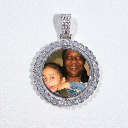 3D Spinning 2-Faced Custom Picture Pendant