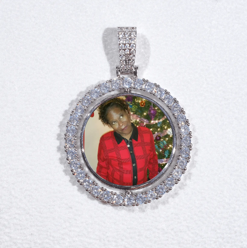 3D Spinning 2-Faced Custom Picture Pendant